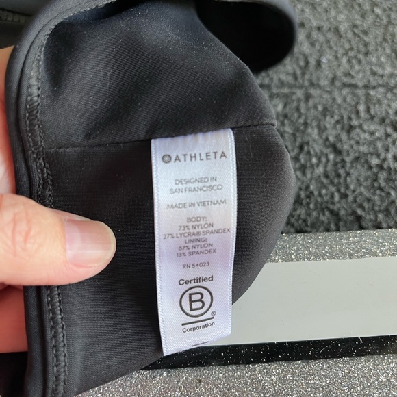 Athleta Black Crop Ankle Leggings - Picture 4 of 5